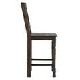 thumbnail image 4 of Pemberly Row 2-Piece Solid Mango Wood Bar Chair Set in Barista Brown, 4 of 6