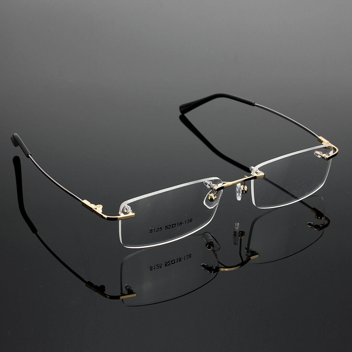 titanium rimless glasses online