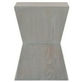 thumbnail image 3 of SAFAVIEH Lotem Solid Curved Square Top Accent Table, French Grey, 3 of 5