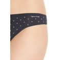 thumbnail image 4 of Calvin Klein Women’s Form Thong Pantys, Blue, Small, 4 of 6