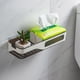thumbnail image 2 of Estante De Plástico Para Ducha De Baño Y Cocina, Cesta De Succión, Estante Caddy, Estante De Baño De Lujo Montado En La Pared sonducket HA025740-01, 2 of 5