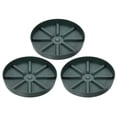 thumbnail image 1 of Unique Bargains Plant Pot Saucers 9 Inch, 3 Pack Plastic Round Plant Pot Flower Drip Tray, White, 1 of 6
