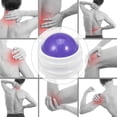 thumbnail image 3 of Manual Massage Roller Ball Body Massage Tool Stress Ease Polypropylene Artificial Resin White Purple, 3 of 7