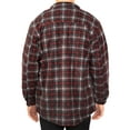 thumbnail image 5 of Visive Mens Flannel Jacket Shirt Big And Tall Heavy Button Down Thermal Lined, 5 of 6