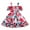 Red, variant on Toddler & Baby Girls Summer Off Shoulder Tutu Princess Dress Chiffon Flowy Beachwear Sundress