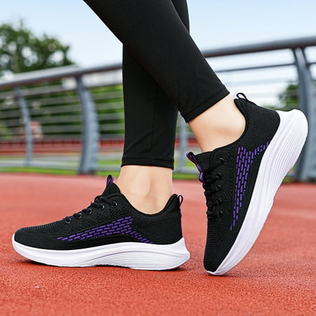 

Uinagy Women Sneakers Fashion Summer New Pattern Mesh Breathable Comfortable Non Large Lace Up Couple Shoes