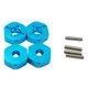 thumbnail image 1 of Rueda de montaje hexagonal Vogacara para coche teledirigido adaptador fuerte 1/18 Wltoys A959 A979 A969 modelo azul, 1 of 6