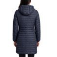 thumbnail image 3 of INSPIRE CHIC Women's Quilted Puffer Coat with Detachable Hood Mid Length Slim Fit XX Large Navy Blue, 3 of 6
