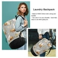 thumbnail image 6 of RMDQTR Durable Large Laundry Backpack with Drawstring Closure Ideal for Laundry Trips,Travel&Camping Cute Farm Animals, 6 of 7