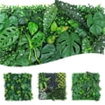 thumbnail image 5 of Girlsshop Simulation Lawn Green Planting Wall 50X50Cm Plastic Lawn Wall Flower Decoration,1, 5 of 5