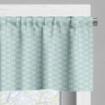 thumbnail image 5 of Ambesonne Eastern Valance & Curtain, Sea Inspired Floral, 55"x36", Sky Blue White, 5 of 6