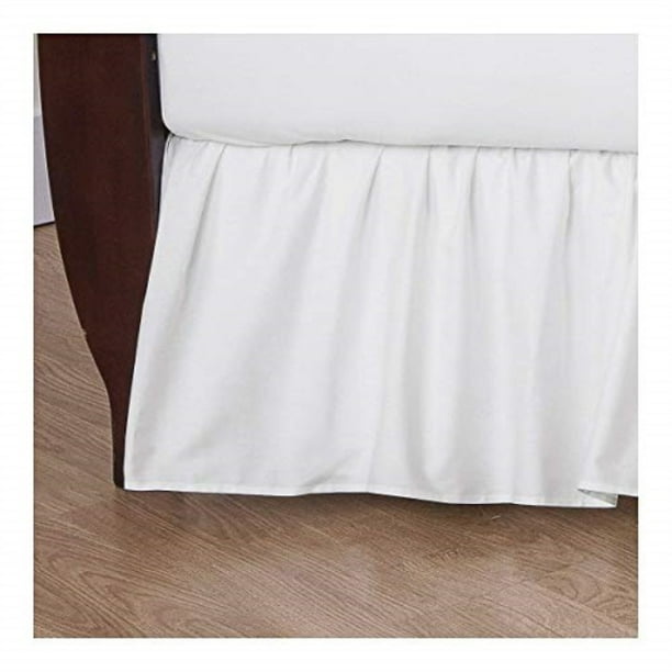 American Baby Company 100 Natural Cotton Percale Ruffled Crib Skirt