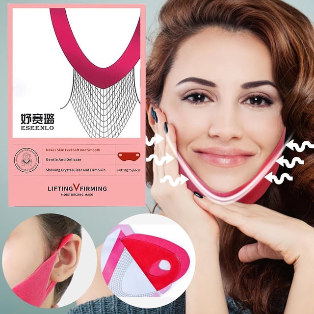 Adhesivos para mascarillas HUOGUO VLift Firming, 5 piezas