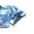 thumbnail image 5 of SSLR Youth Big Girls Flamingo Hawaiian Shirt Casual Short Sleeve Button Down Shirt, 5 of 7