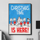 thumbnail image 3 of Póster de Navidad de Charlie Brown con música infantil, arte de pared, decoración del hogar, decoración de la habitación, pintura digital, sala de estar, restaurante, cocina, 3 of 5
