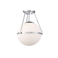 thumbnail image 5 of Trade Winds Hammond Semi-Flush Mount Ceiling Light in Chrome, 5 of 6