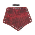 thumbnail image 4 of Brazalete de muñeca Yinane Cuero Gótico Punk Halloween Medieval Knight Cosplay Rojo, 4 of 8