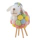 thumbnail image 5 of Figura de oveja de fieltro, adorno de mesa, figura de animal de granja, pata de madera, artesanía. Estilo A, 5 of 9
