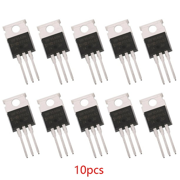 IRF9540 MOSFET de potencia de canal P 23A 100V TO-220 IR MOSFET de potencia de canal P 10pcs kenally PJ5431-00