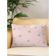 thumbnail image 2 of Outdoor Pillows Waterproof, Pink Spring Floral Bedding Throw Pillows with Insert for Couch Sofa Bed, Daisy Flowers Elegant Farmhouse Art 12x20 Inch Pillowcases Decorative Patio Pillow Set of 1, 2 of 8