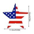 thumbnail image 3 of Desktop Ornament,4th Of July Wooden Signs Patriotic Star USA LOVE Car Sign Independence Day Desk Decor Memorial Independence Labor Day Table Decorations Wood Table Centerpieces D1 DLRBJ (USA), 3 of 8