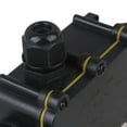 thumbnail image 4 of Waterproof Black IP68 Plastic Cable Wire Connector Gland Electrical 3-Cable Junction Box with Terminal, 4 of 5
