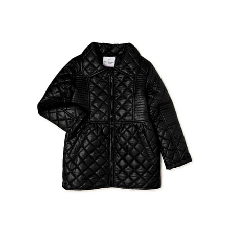 Urban Republic Baby and Toddler Girls’ Quilted Anorak, Sizes 12M-4T