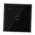 thumbnail image 1 of 1/2/3 Gang WIFI Panel de vidrio táctil hogar Luz LED interruptor inteligente 1 pandilla Yuyangstore Interruptor táctil inteligente, 1 of 8