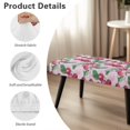 thumbnail image 6 of Whosucclay Pink Cherry Print Dining Bench Slipcover, Easy to Clean Benches Seat Covers Stain Resistant Bench Seat Protector Cover, Anti-Slip Dining Chair Slipcovers, 6 of 7