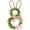 2A, variant on Basket Clearance! Easter Decorative Bunny Hanging Woven Basket, 15"x9" Open-Style Rattan Door Decor for Floral Bouquets, Holiday Treats Indoor Outdoor Spring Easter Decoration, Easter Gift for Family