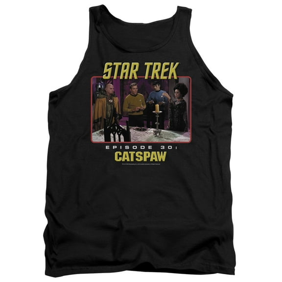 Star Trek Original Cats Paw Adult Tank Top Black