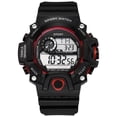 thumbnail image 1 of Reloj electrónico de esfera grande para hombre, deportivo, multifuncional, resistente al agua, moderno, para mujer, para estudiantes y niños, 1 of 5
