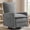 Gray, variant on Gelloan Upholstered Swivel Glider and Recliner Nursery Chair,Brown