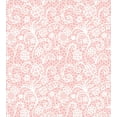 thumbnail image 3 of Ambesonne Oriental Duvet Cover Set, Floral Hexagon Lace Grids, 2-Calking, Blush White, 3 of 3