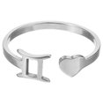 thumbnail image 1 of OULII Adjustable Finger Ring Ring Stainless Steel 1Pcs Minimalist Design for Women, 1 of 6