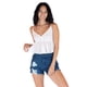thumbnail image 1 of TOP FRUNCIDO CON HOLÁN PARA MUJER QUARRY, 1 of 4