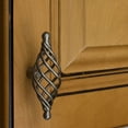thumbnail image 4 of GlideRite 3-7/8 in. Classic Oval Twisted Birdcage Cabinet Knobs, Satin Nickel, Pack of 5, 4 of 5