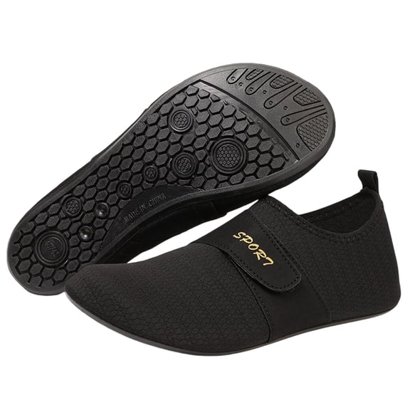 KEVCHE Plus Size Casual Water Shoes, Aquatic Socks for River Tracing Snorkeling Swimming Beach Use, Quick Dry Non Slip Barefoot Footwear for Men Women