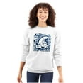 thumbnail image 3 of Retro Smurf Cool 90s Graffiti Vibes Sweatshirt for Men or Women Brisco Brands X, 3 of 6