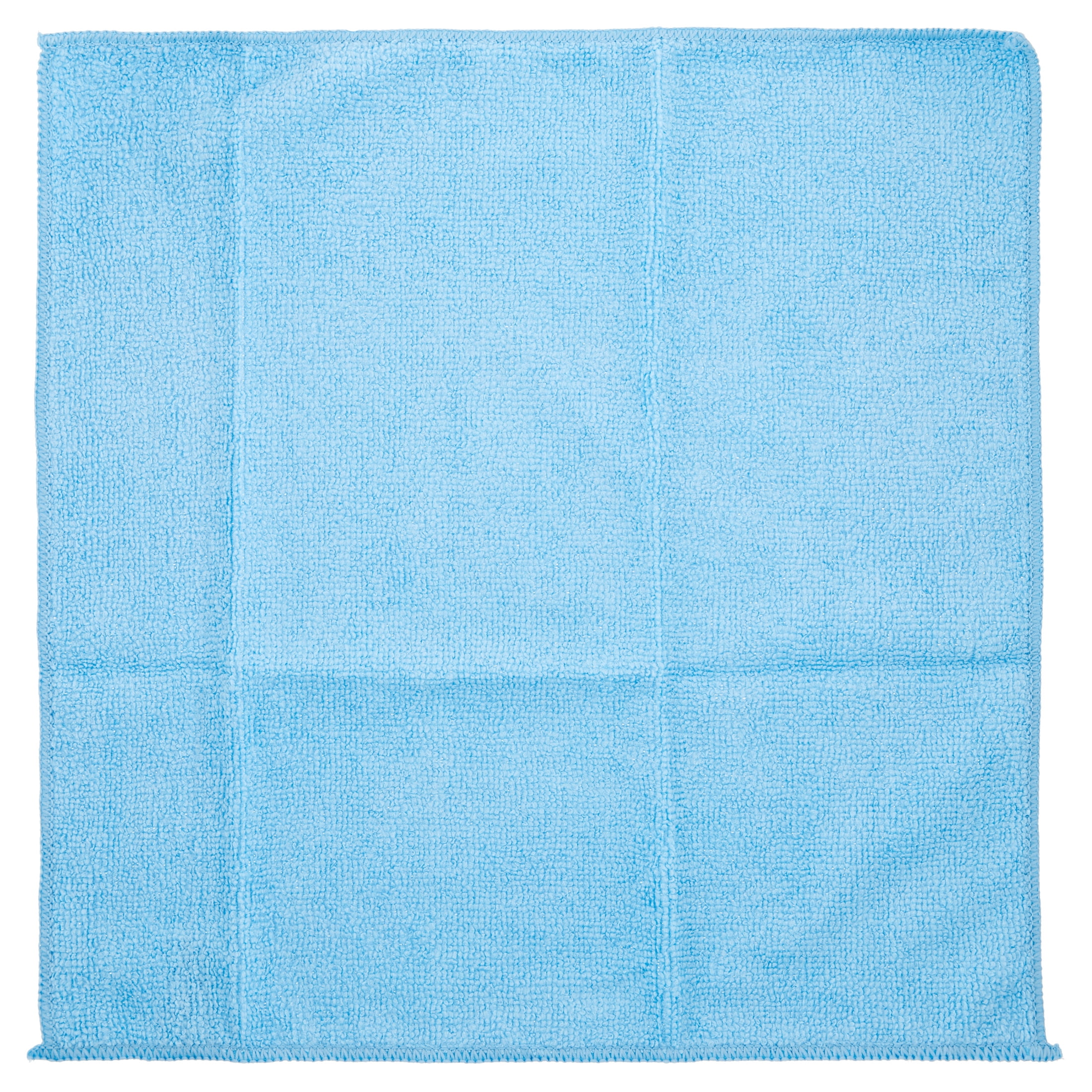 Quickie Microfiber Cleaning Cloth, 14 x 14 in., Blue, 24 Pack, Washable and Reusable, All-Purpose Towel/Wiper for Multi-Purpose Indoor/Outdoor