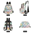 thumbnail image 4 of FORMRS Mini Backpack Purse for Women Travel Daypack Casual Shoulder Bag, Colorful Geometric, 4 of 7
