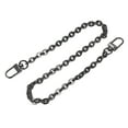 thumbnail image 1 of Monedero Cadena Correa, 16"x0.28" Plano Cadena Correa Bolso Cadenas Accesorios Monedero Correas Hombro Cruzado Cuerpo Repuesto Correa, Oscuro Gris, 1 of 5