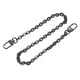 thumbnail image 1 of Monedero Cadena Correa, 16"x0.28" Plano Cadena Correa Bolso Cadenas Accesorios Monedero Correas Hombro Cruzado Cuerpo Repuesto Correa, Oscuro Gris, 1 of 5