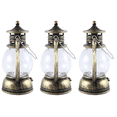 thumbnail image 2 of 12 Pcs Mini Lantern Decorative with LED Candle Vintage Lantern Hanging Candle Lanterns Battery Operated Lantern Copper, 2 of 8