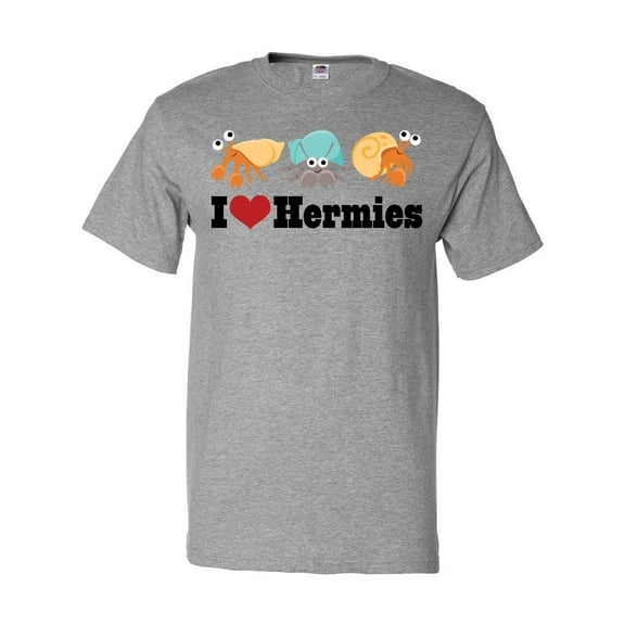 Inktastic I Heart Hermit Crabs T-Shirt