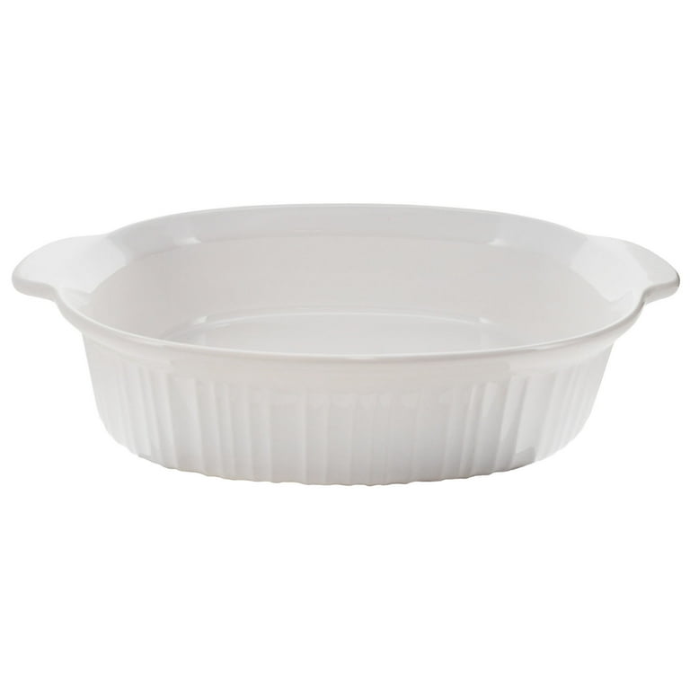 Round Casserole Corningware Quart Oval Serving Dishes With Lids