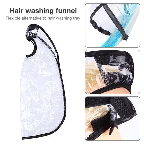 Embudo de lavado de cabello profesional, embudo para champú para el cuidado del cabello, embudo de estilismo, herramientas de peluquería para el hogar, lavado impermeable