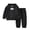 Z01-Black, variant on Futezty Toddler Boys Girls Clothes Fall Winter Outfit Sets, Kids Outfits Sets Long Sleeve Round Neck Solid Pocket 1T 2T 3T 4T 5T 3PCS Everyday