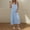 Light Blue, variant on Oplxuo Sleeveless Nightgowns for Women Cotton Racerback Sleepshirt for Sleeping Full Slip Long Dress with Pockets