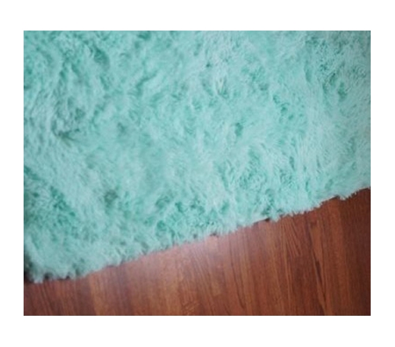 Plush Rug Calm Mint